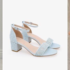 “Something Blue” Women's Block Heel Sandals